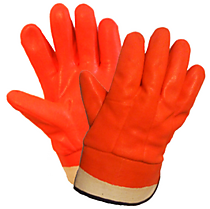 Перчатки нефтеморозостойкие ПВХ (Фламинго) (Пер001зим)