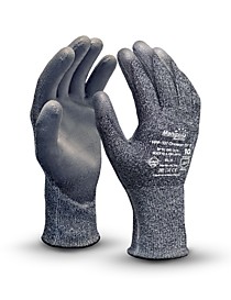Перчатки СТИЛКАТ ПУ 5 (HРP-107), Sapphire Technology, ПУ частичный, оверлок, цвет серый