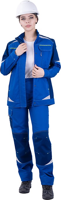 Куртка ТУРБО SAFETY летняя, василек-синий, женская