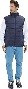 Жилет ДЕМИ стеганый, т/синий